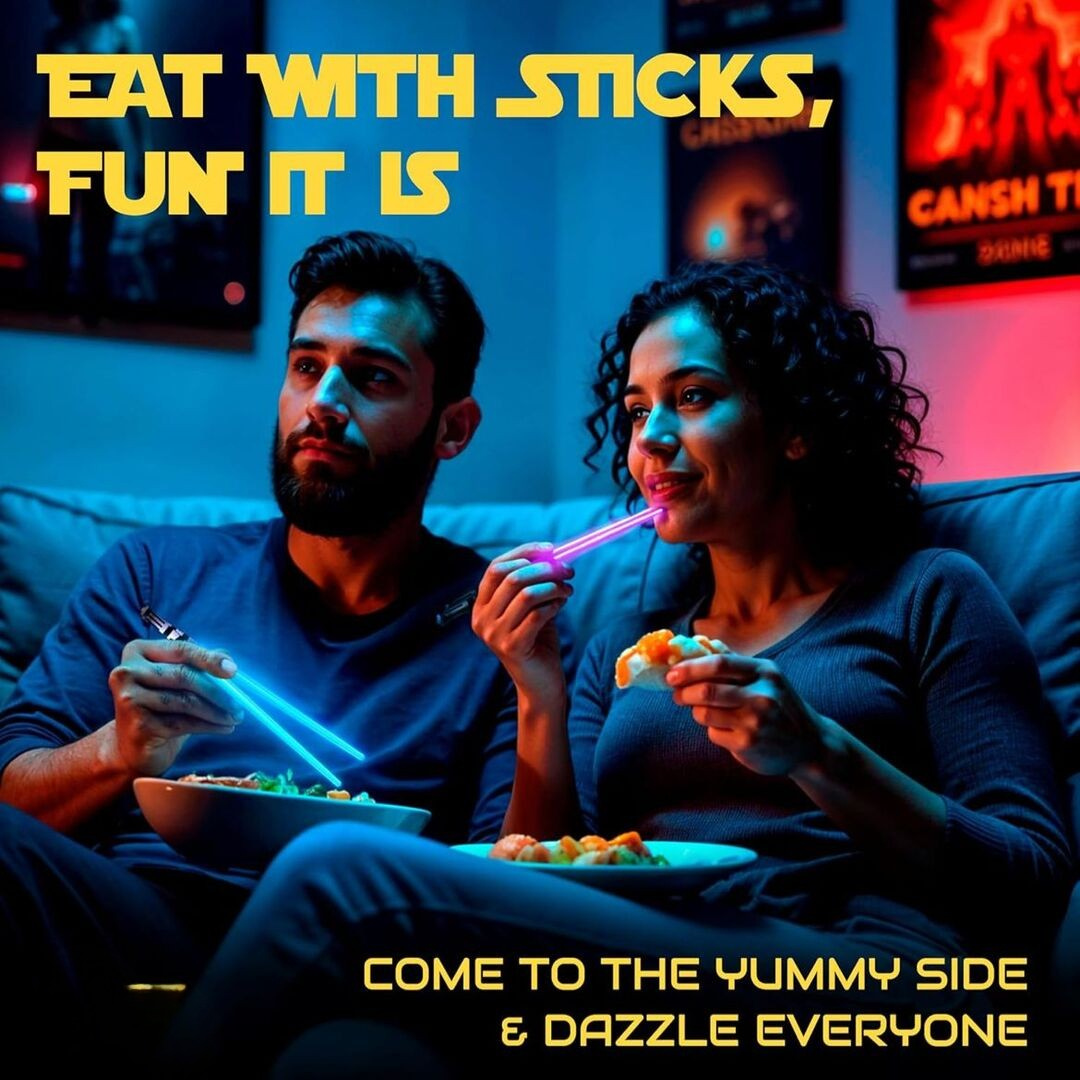 SushiLights | LED Sushi Stokjes voor een lichtshow tijdens je maaltijd