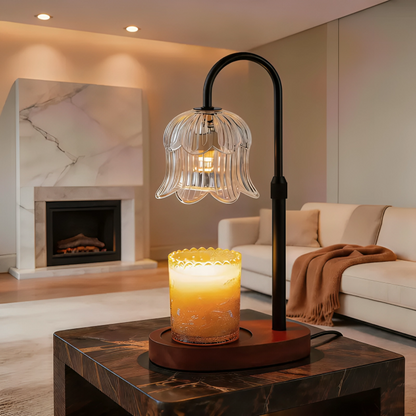 CandleGlow | Metalen Kaarsenwarmerlamp Met Timer