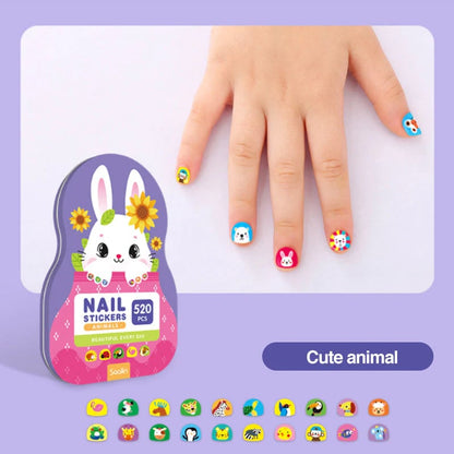 NailFun | Kinder Nagelstickers met Kleurrijke Patronen