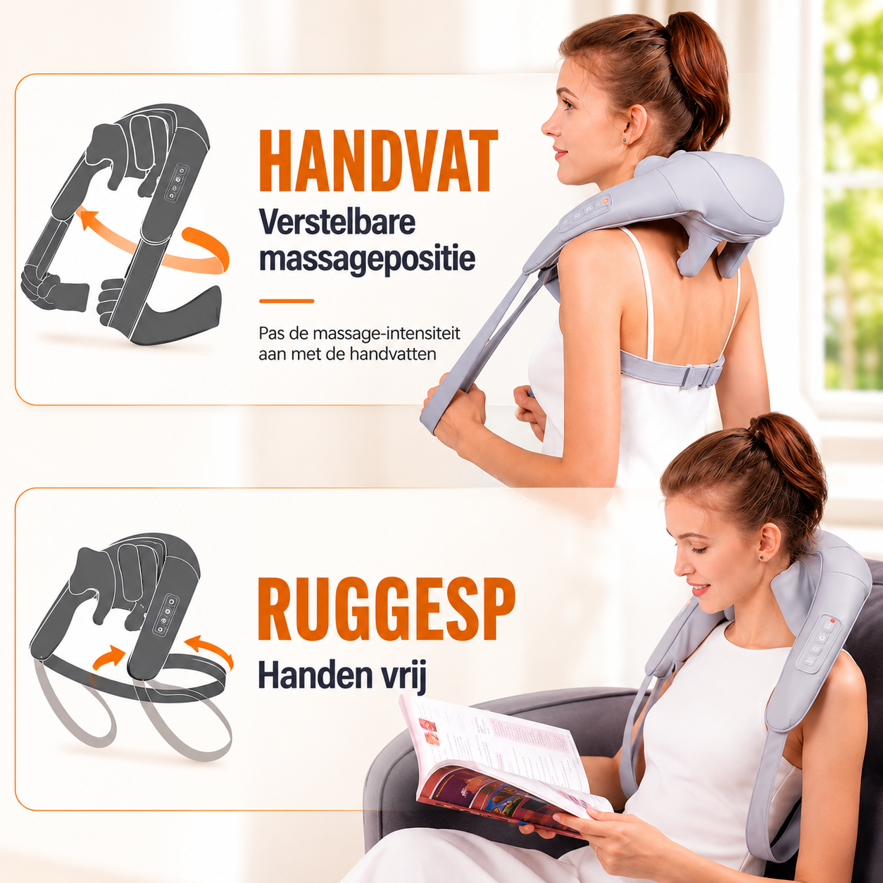 RelaxNek | Draadloze Nek- En Schoudermassage