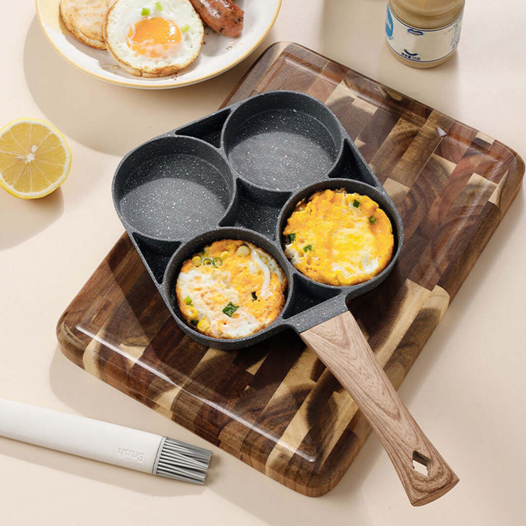 BreakfastPro | Antiaanbakpan voor Compleet Ontbijt in Een Beweging