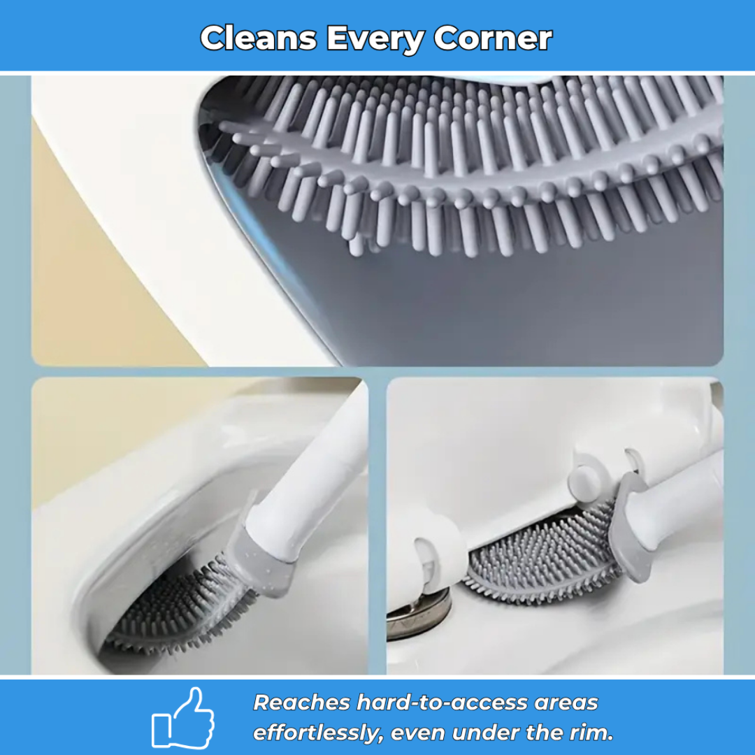 HygiClean | Moderne Siliconen Borstel voor Efficiënt Toiletschoonmaak