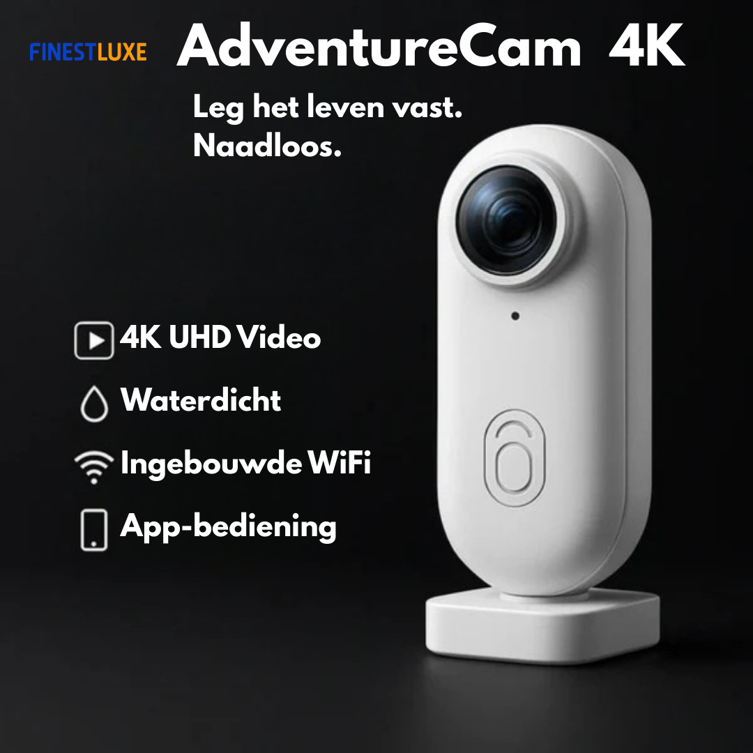 AdventureCam | Leg Elk Avontuur Vast in 4K