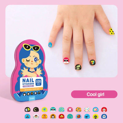 NailFun | Kinder Nagelstickers met Kleurrijke Patronen