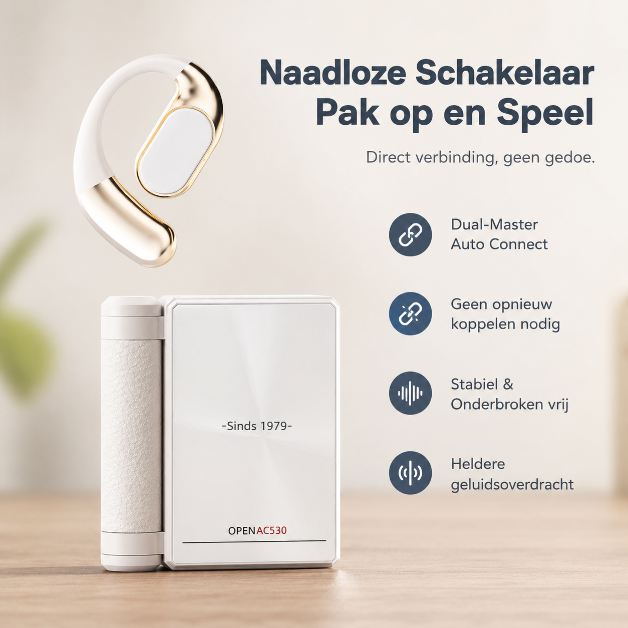 NovaSound | Draadloze Over-Ear Koptelefoon
