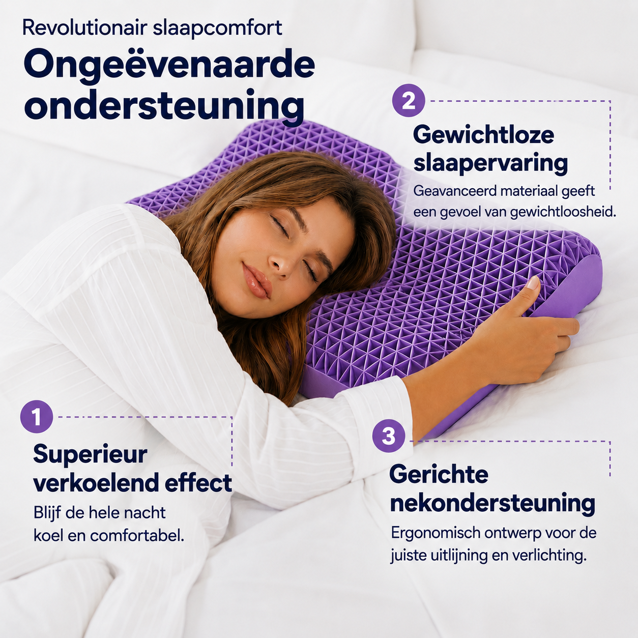 FlexPillow | Persoonlijk Comfort Voor Elke Slaaphouding