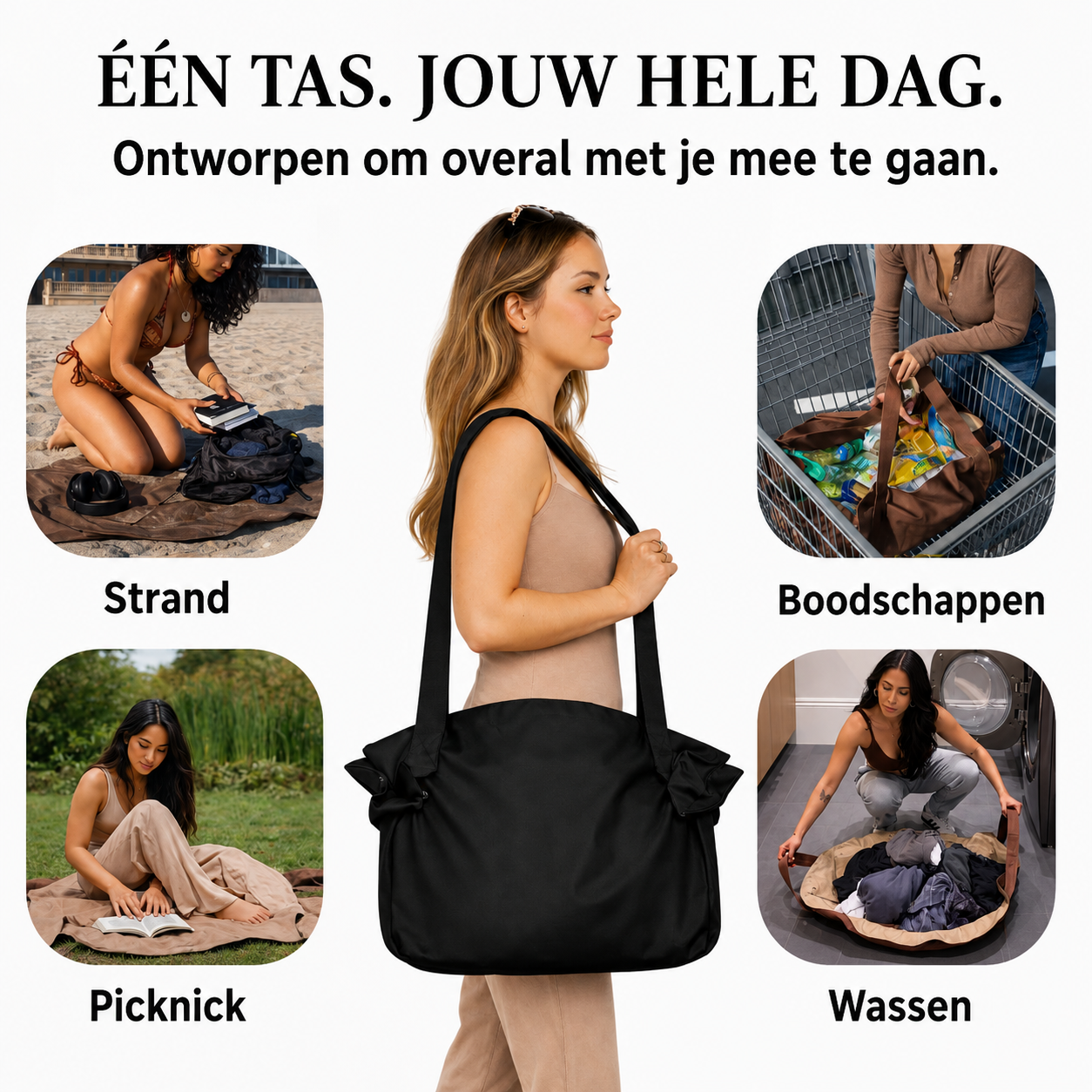 CarryNest | Opvouwbare Draagtas Voor Elke Dag
