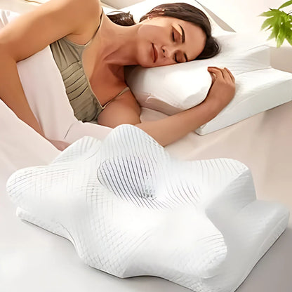 RelaxFoam Pillow | Verlicht Spanning en Verbeter je Nachtrust