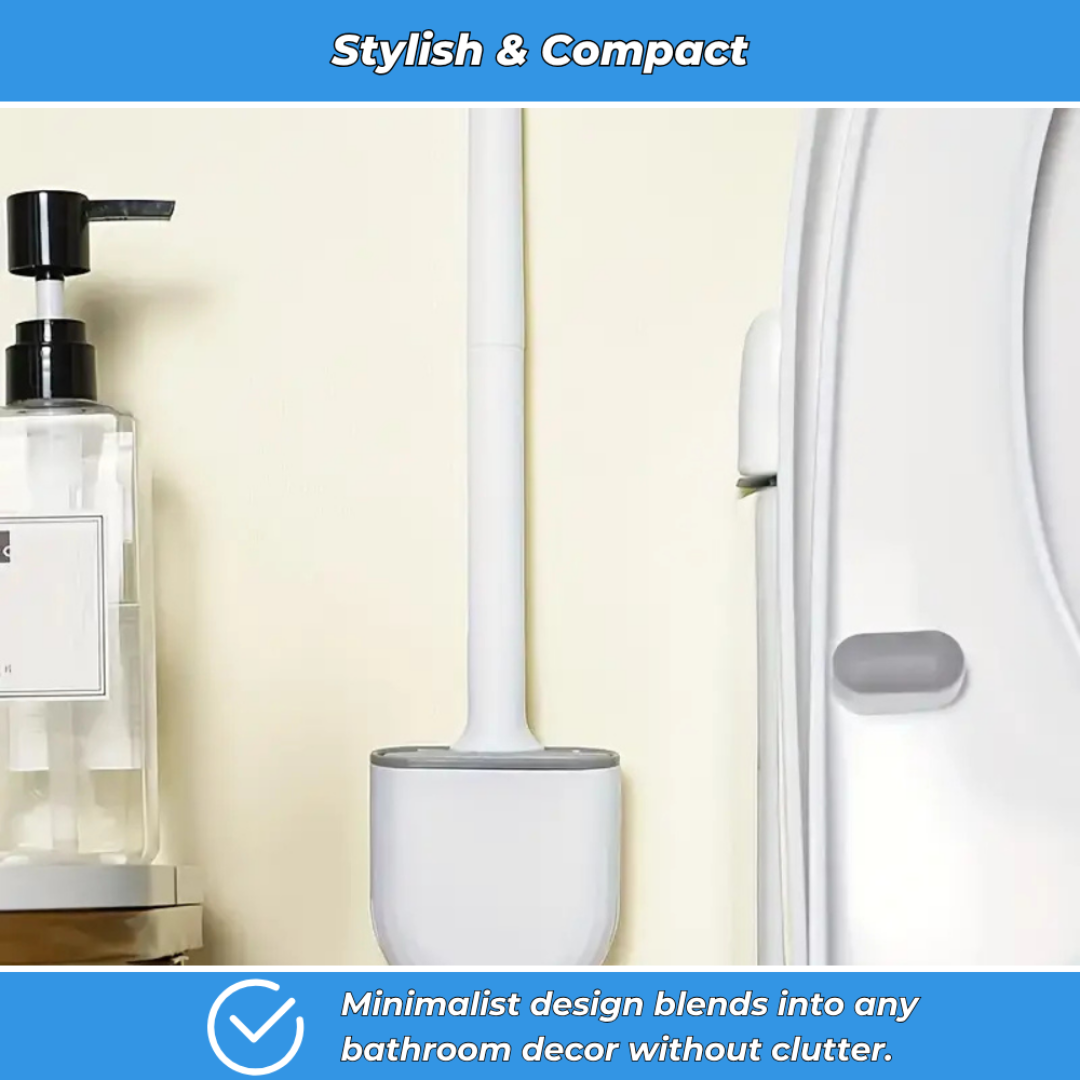 HygiClean | Moderne Siliconen Borstel voor Efficiënt Toiletschoonmaak