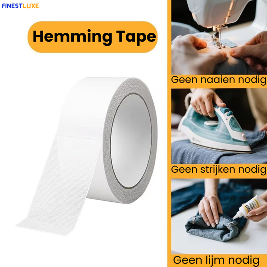 QuickHem | Zelfklevend Zoomband voor Gemakkelijk Zomen Zonder Naald