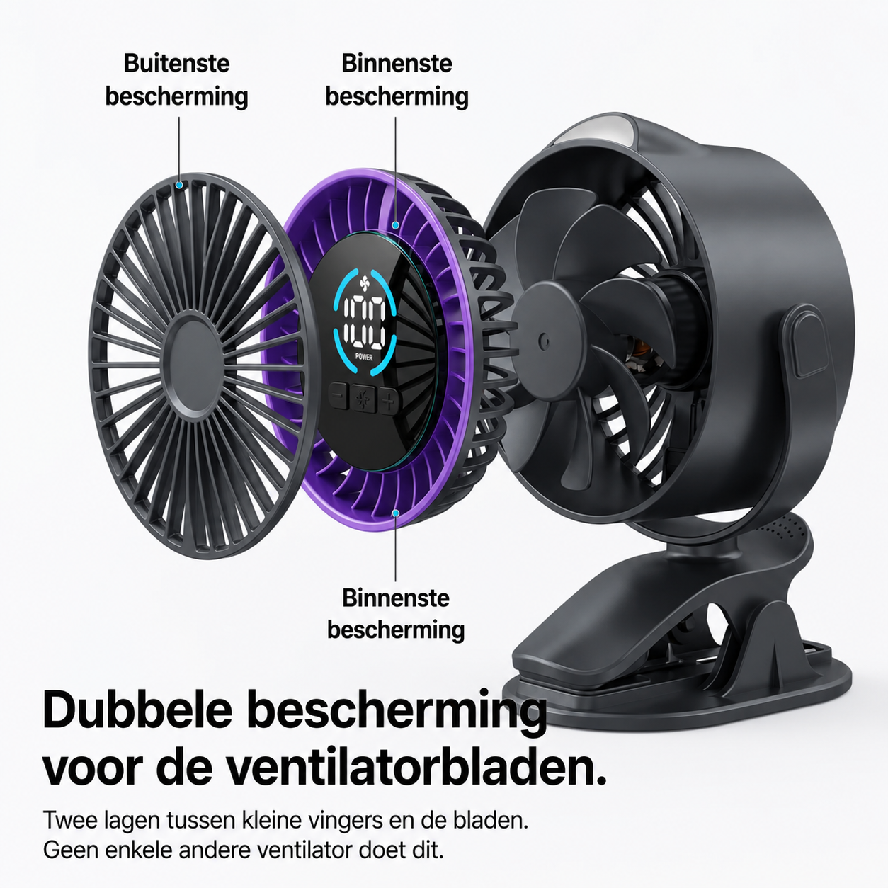 CoolClip | Veilige Babyventilator Voor Onderweg