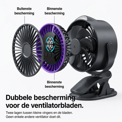CoolClip | Veilige Babyventilator Voor Onderweg