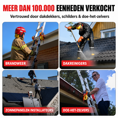 RoofLock Stabilizer | Voorkom Verschuiven Van Je Ladder