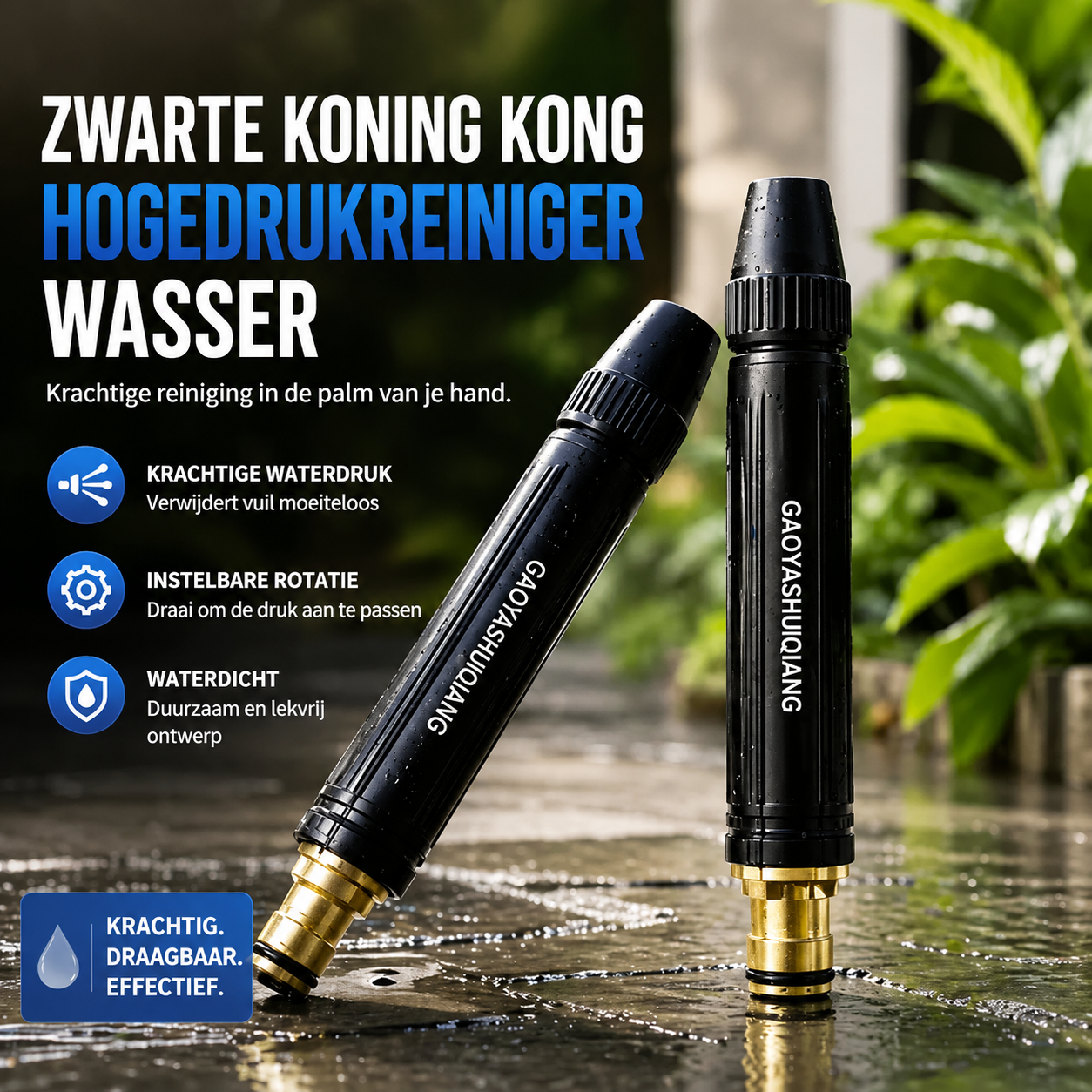 JetSpray | Krachtige waterkracht voor elke schoonmaakklus