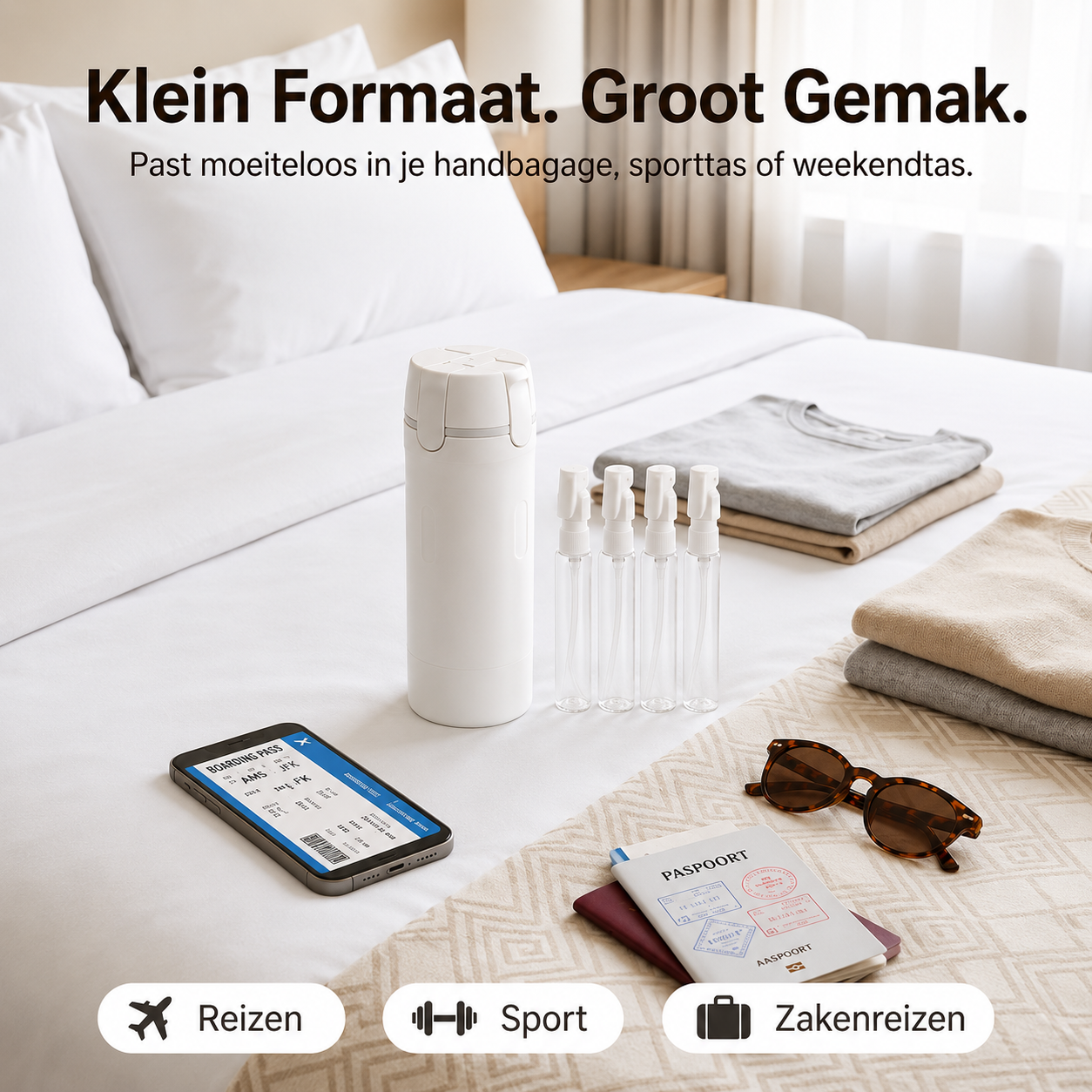 TravelFlow | Al Je Verzorgingsproducten In Één Compacte Fles