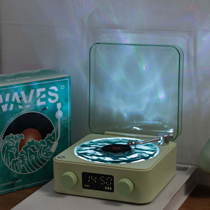 MelodyLight | Retro Vinyl Speaker en Lamp met Omgevingsverlichting