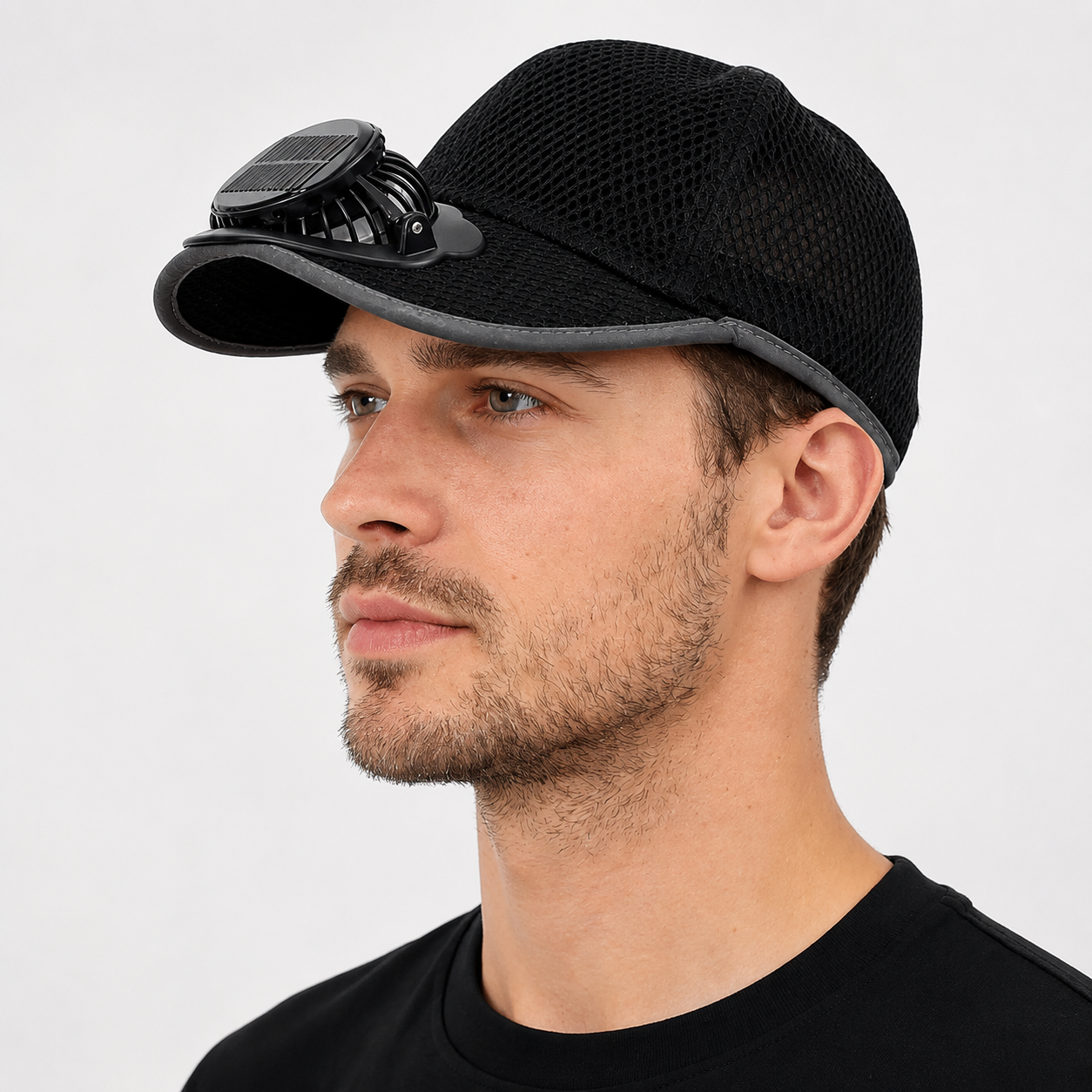 SolarBreeze | Verkoelende Outdoor Hoed Met Zonne-energie En USB