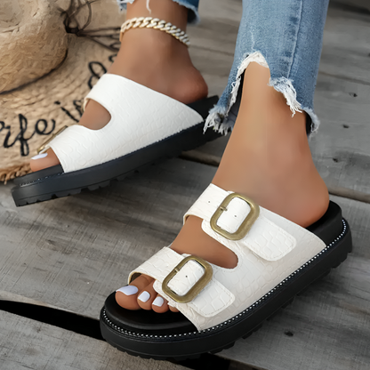 SoftStep | Comfortabele Sandalen Met Dikke Zool