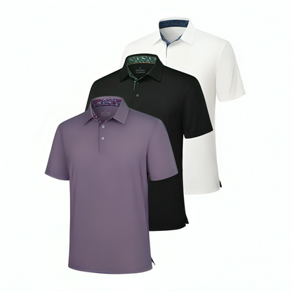 FlexPolo | 3-Pack Stijlvolle Herenpolo's
