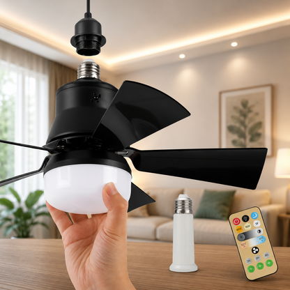 SocketFan Pro | Directe Verkoeling En Verlichting In Één