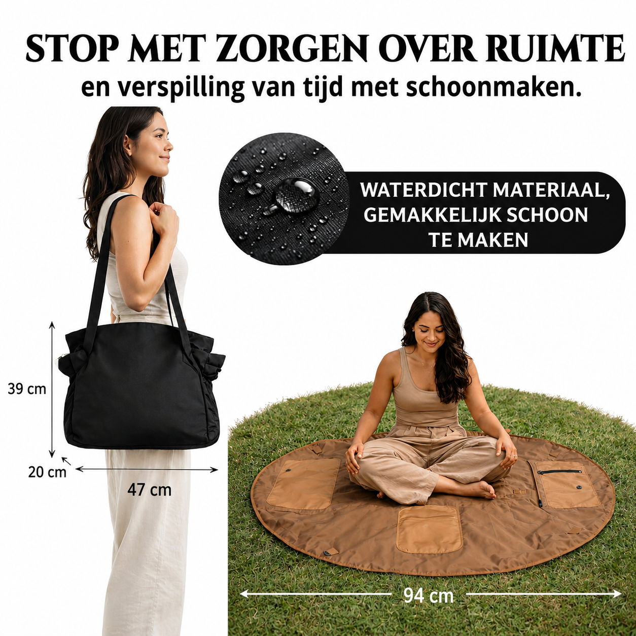 CarryNest | Opvouwbare Draagtas Voor Elke Dag