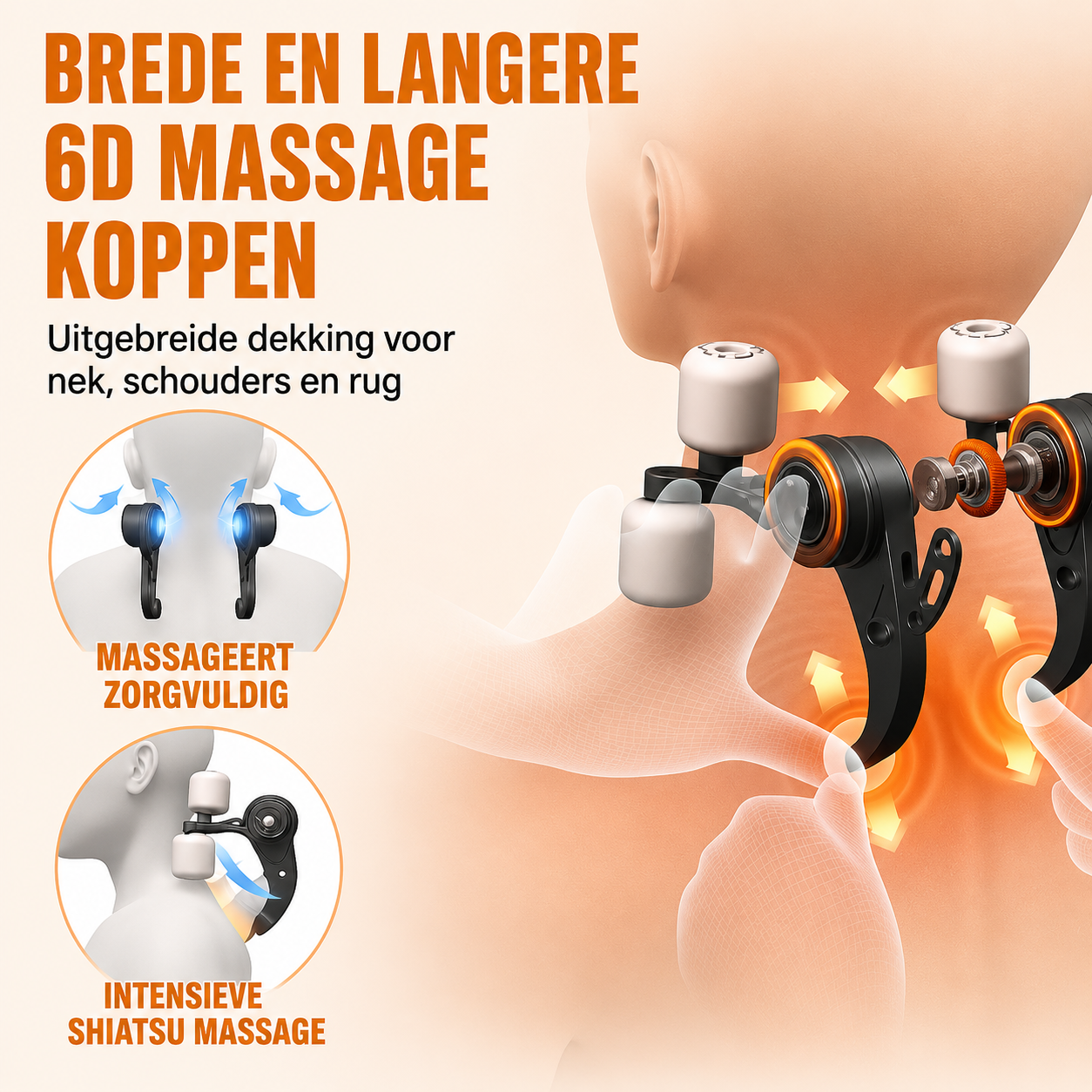 RelaxNek | Draadloze Nek- En Schoudermassage