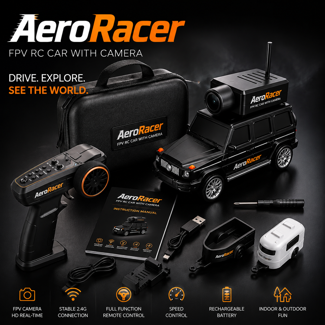 AeroRacer | RC Auto Die Ook Kan Vliegen