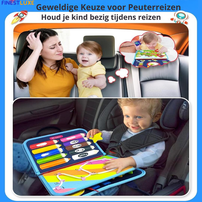 PlayLearn | Montessori Educatief Boek voor Kleintjes met Interactieve Activiteiten