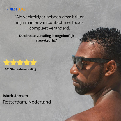 TalkView | Slimme bril die kijkt, hoort en direct vertaalt