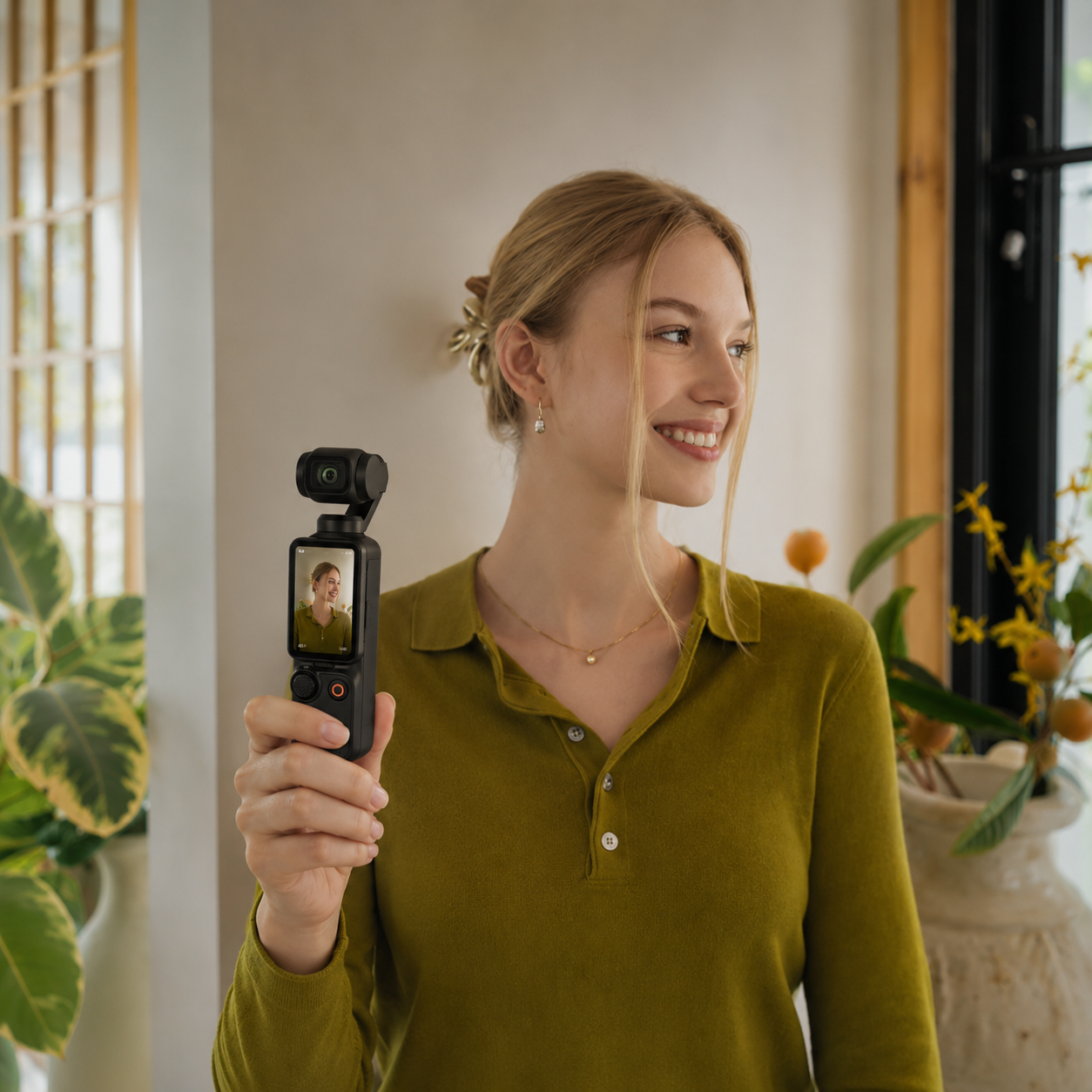 GlideCam | Slimme 4K Pocket Gimbal Camera