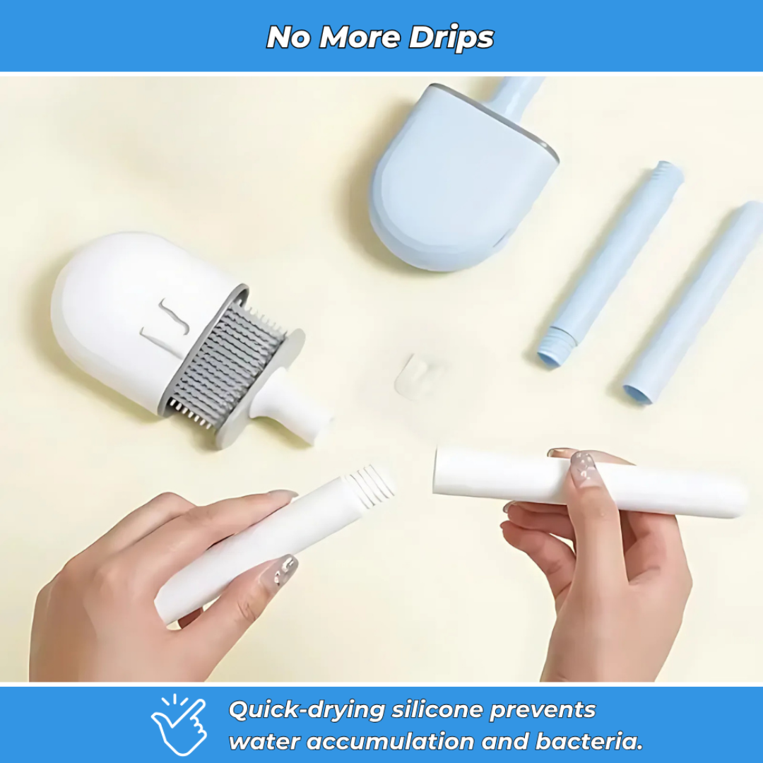 HygiClean | Moderne Siliconen Borstel voor Efficiënt Toiletschoonmaak