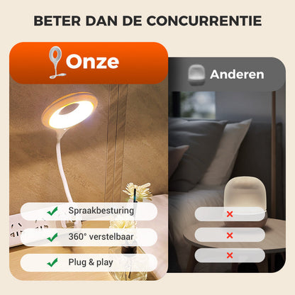 EchoLight | Slimme Stem LED Lamp voor Elke Ruimte