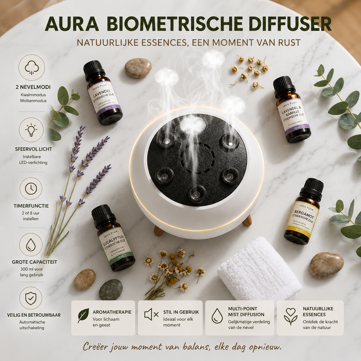 AquaJelly | Jellyfish Aroma Diffuser & Luchtbevochtiger
