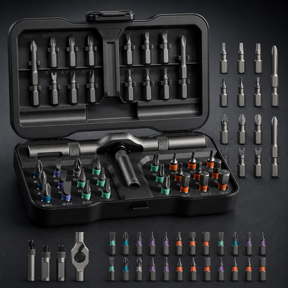 ToolMaster | 24-in-1 Schroevendraaierset Voor Sneller En Slimmer Klussen