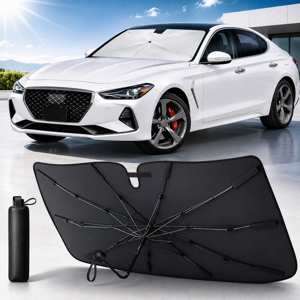 SunShield | Stap In Een Koelere Auto, Zelfs Op Warme Dagen
