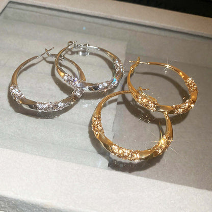 CircleGlow | Tijdloze Zirconia Oorringen voor Elke Gelegenheid