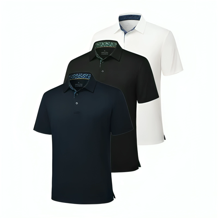 FlexPolo | 3-Pack Stijlvolle Herenpolo's