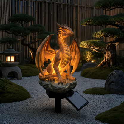 EmberDragon | Magische Solar Drakenlamp Voor Je Tuin