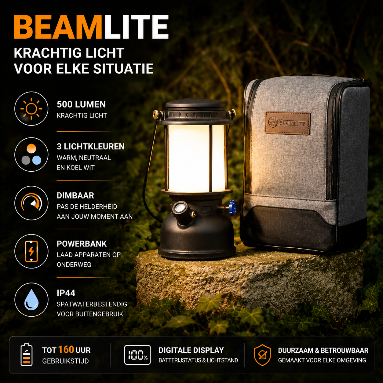 BeamLite | Krachtig licht voor elke situatie