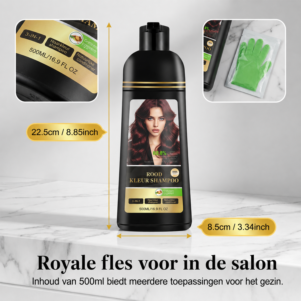 ColorGlow Shampoo | Natuurlijk Gekleurd Haar Zonder Grijze Uitgroei
