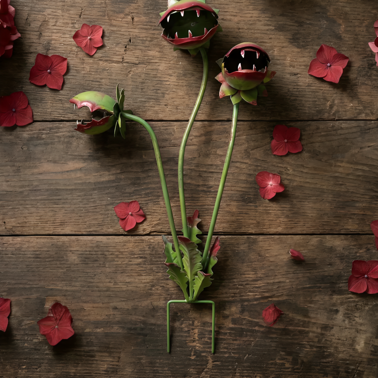 VleesPlant | Decoratieve Metalen Vleesplant Voor De Tuin