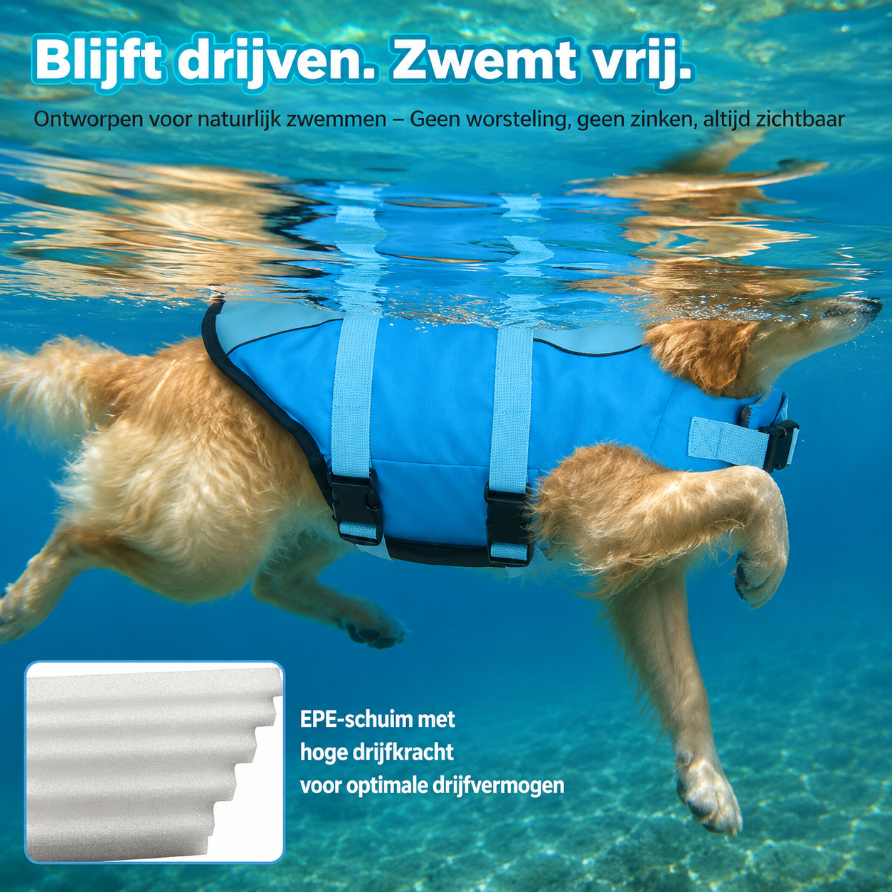 SharkPaw | Zwemvest Voor Honden Met Haaienvin