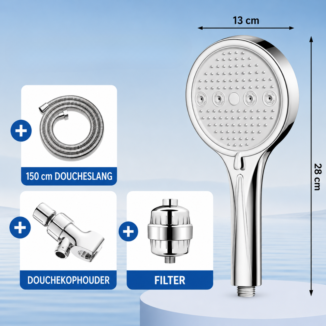 ShowerFlex | Handdouche Met 6 Straalstanden En Krachtige Waterdruk