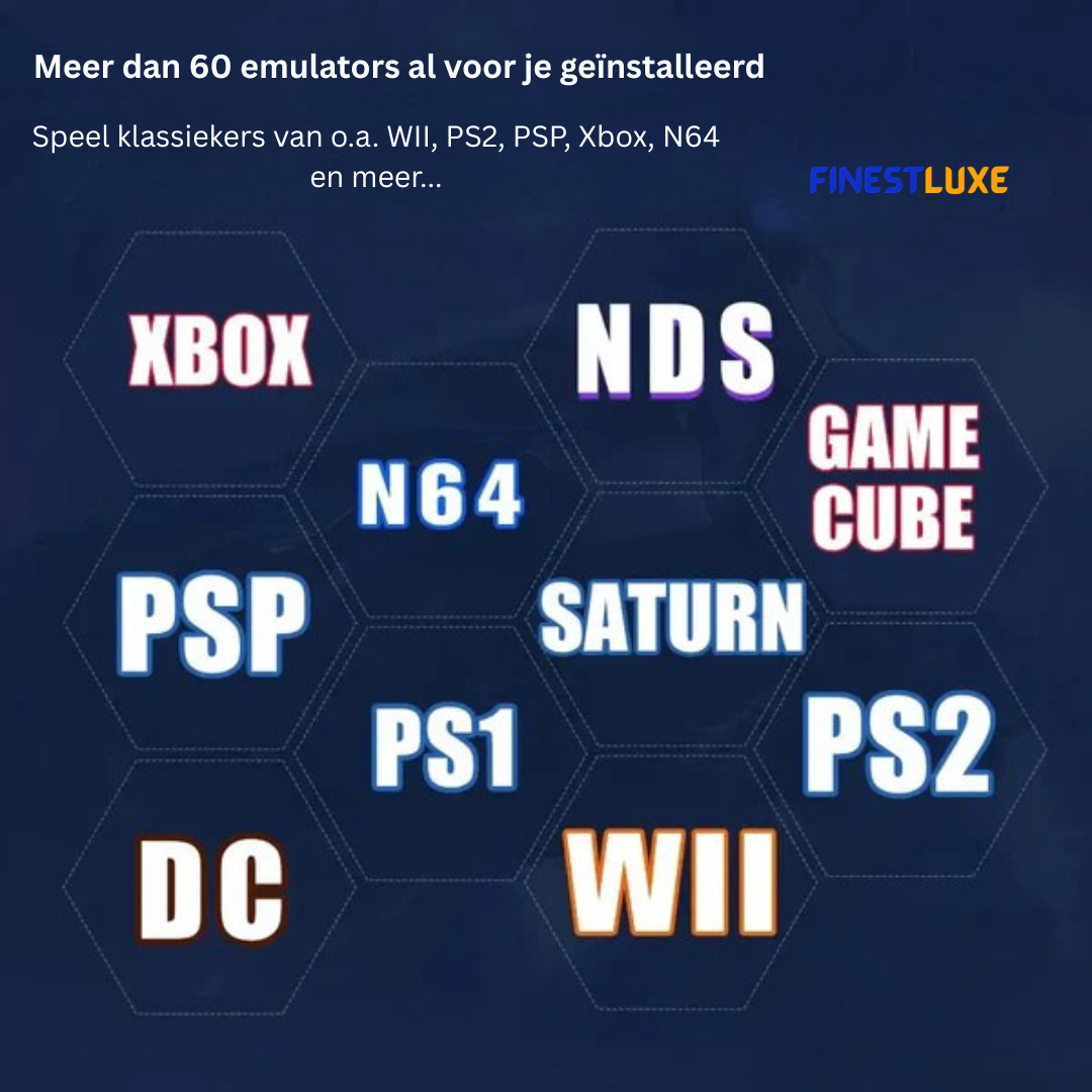 GameVault | Retro Spelconsole met Duizenden Klassiekers en HDMI-aansluiting