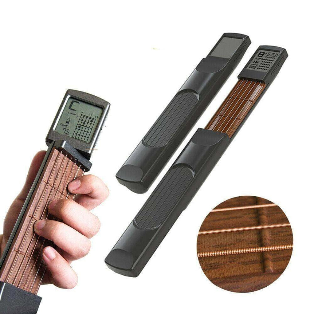 SCT 80 Pocket Gitaar Akkoord Praktijk Tool, Draagbare Nek Trainer Met Roterende Grafiek Voor Beginners Inclusief Batterij 1602788515 SCT 80 Pocket Gitaar Akkoord Praktijk Tool, Draagbare Nek Trainer Met Roterende Grafiek Voor Beginners Inclusief Batterij 1602788515