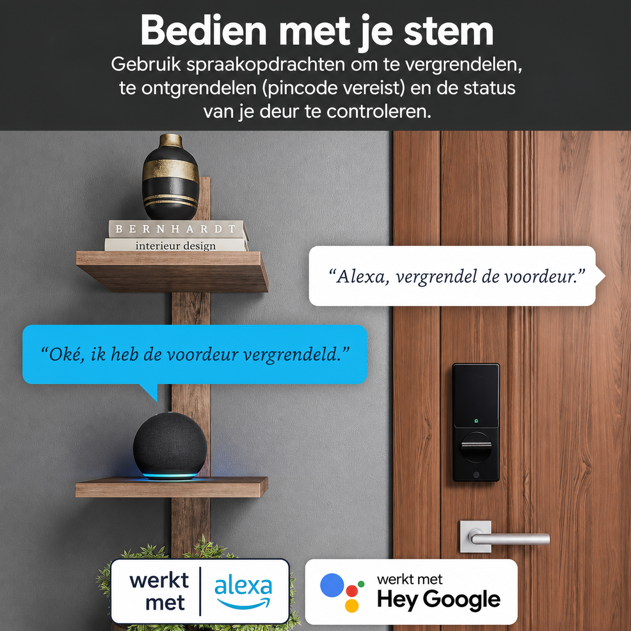PalmLock | Slim WiFi-Deurslot Met Handpalmherkenning