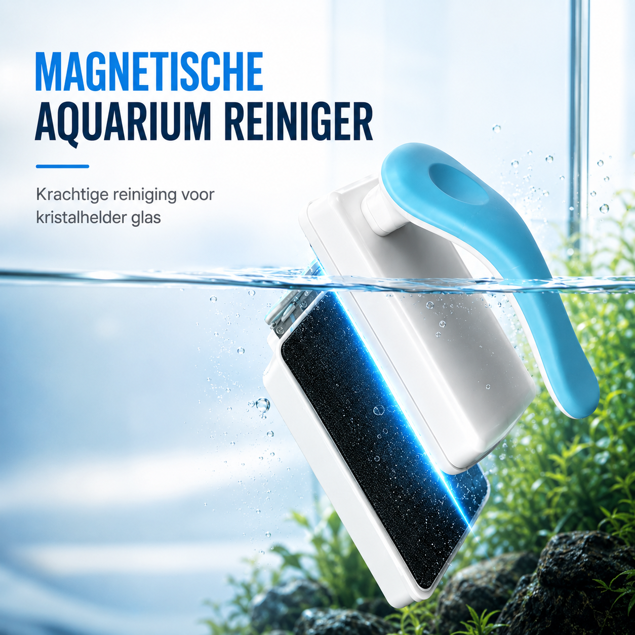 AquaMag Cleaner | Verwijdert Algen Zonder Natte Handen