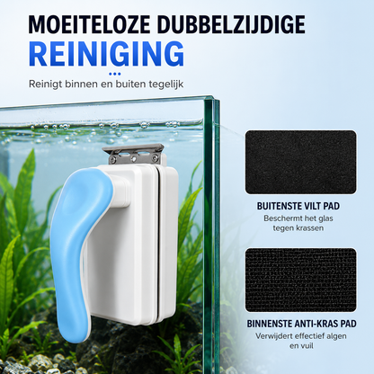 AquaMag Cleaner | Verwijdert Algen Zonder Natte Handen