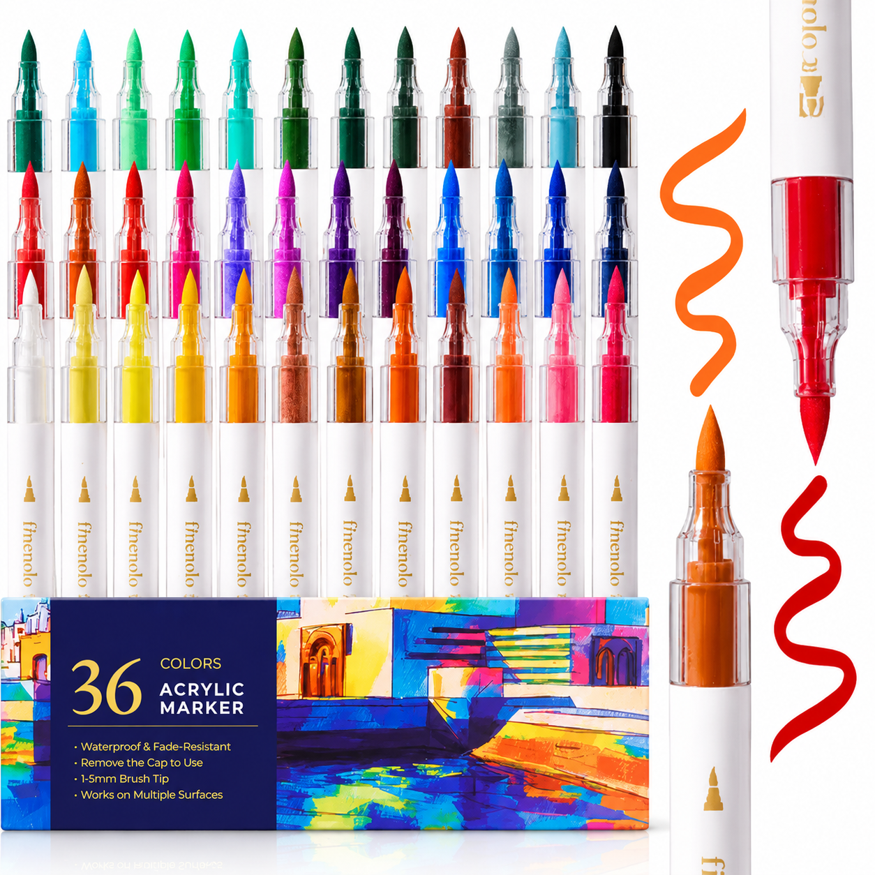 Artevio | Acrylic Paint Markers Set