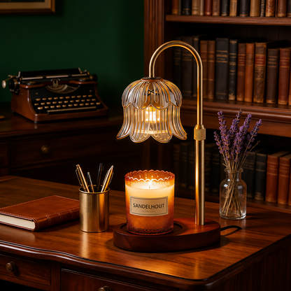 CandleGlow | Metalen Kaarsenwarmerlamp Met Timer